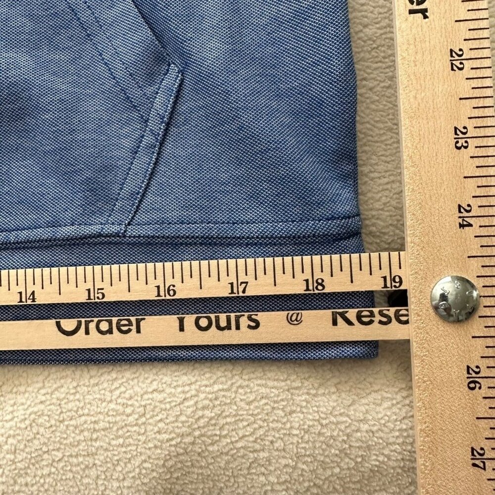 Michael Kors Blue Men's Hoodie with Kangaroo Pouch Size Small Preppy Old Money - Picture 5 of 10